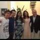 Regis Danese e família registram encontro com a jornalista Patrícia Poeta e seu esposo, Amauri Soares